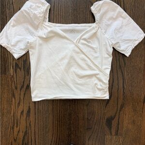 Elegant White Puff Sleeve Blouse